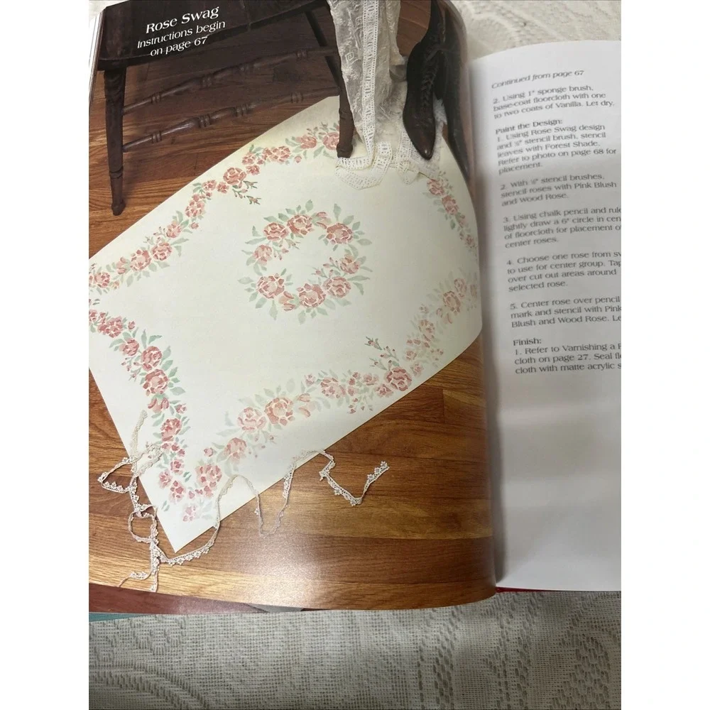 2 Painting Books By Plaid, Painted‎ Birdhouses, Floor cloths Instructions Guide